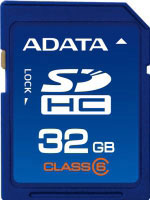 A-data SDHC 32GB class6 (ASDH32GCL6-R)